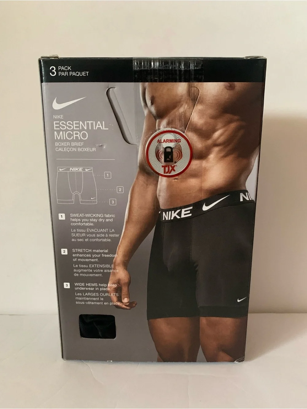 NIB. NIKE Men’s Dri-Fit 3 Pack Stretch Boxer Briefs